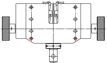 DX204对夹式楔形自锁拉伸夹具